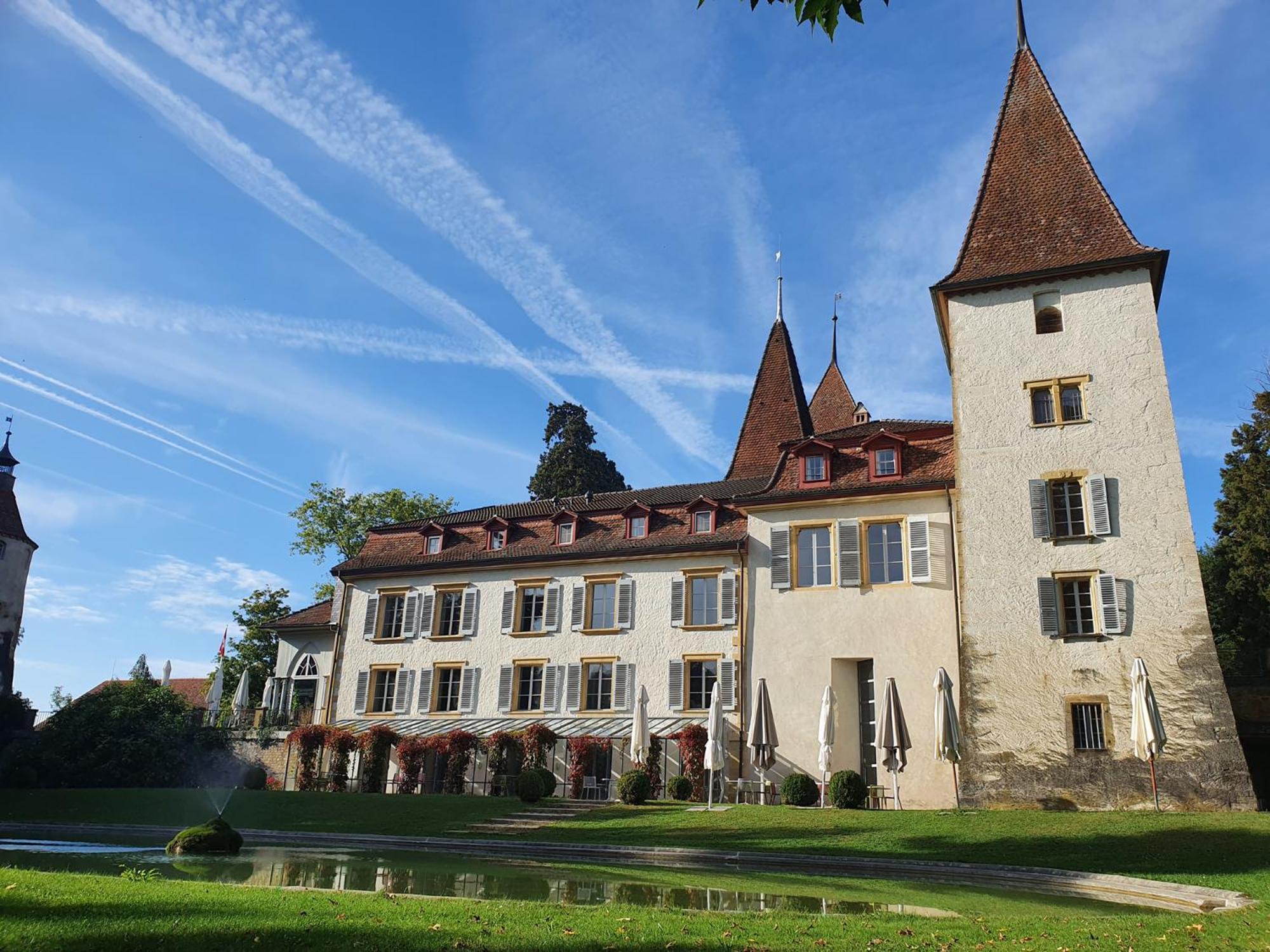 Schloss Muenchenwiler Murten Exterior foto